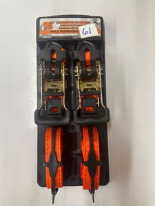 2-pack - Erickson 15 ft x 1 in RATCHETING TIE DOWNS - 34404