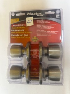 NEW 2-pack DOOR SETS - KEYED ENTRY - MasterLock