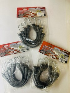 -NEW- Erickson 9 in RUBBER TARP STRAPS - ( 3 ) 4-packs