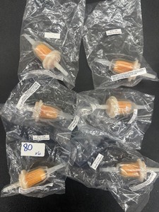 Lot of 6  INLINE FUEL FILTERS