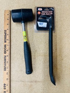 New - MALLET & DOUBLE END NAIL PULLER (Cats Paw)