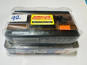 RoadPro Super-Loud TRUCKERs ALARM CLOCK - 12V Ciggy