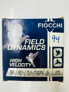 FIOCCHI Field Dynamics 12 ga - 2 34 1.25 oz 6-Shot - 1330 fps