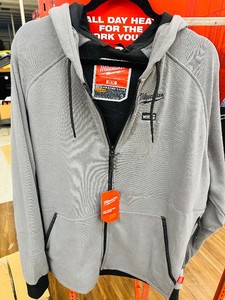 Milwaukee M12 - HEATED HOODIE - 2XL - Grey - Battery & Charger Included