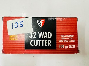 FIOCCHI 32 WAD CUTTER - 100 gr GZG