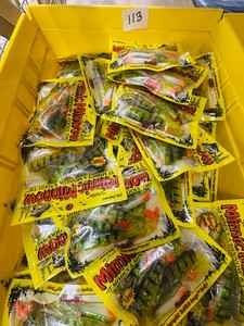 40 pkgs - Retail lot of NORTHLAND TACKLE Soft Plastic Bait - MIMIC MINNOW TAILS - PERCH