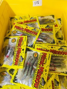 40 pkgs - Retail lot of NORTHLAND TACKLE Soft Plastic Bait - MIMIC MINNOW - silver shiner