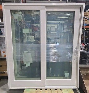 72 in. x 80 in. Smooth White Exterior and Interior Right-Hand Composite Sliding Patio Door