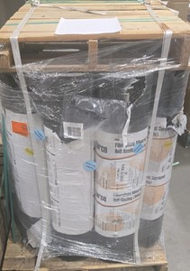 (22) 3 ft. x 36 ft. 100 sq. ft. Coverage White Fiberglass Mineral-Surfaced Cap Roll Roofing