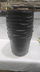 Viagrow10 Gal. Round Plastic Nursery Pots (10-Pack)