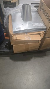 (lot of 17) Selkirk3 in. Steel Adjustable Roof Flashing