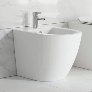 Swiss MadisonSt. Tropez Elongated Smart Bidet Toilet Single Other GPF in Glossy