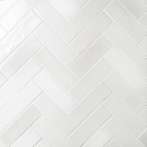 (3 cases31.92 sq ft) BedrosiansCloe Subway Glossy White 2.5 in. x 8 in. Handmade-Look Ceramic Wall Tile (31.92 sq. ft.)