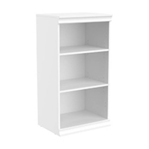 ClosetMaid21.39 in. W White Modular Storage Stackable 3-Shelf Unit Wood Closet System