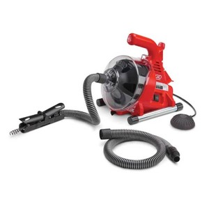 RIDGIDPowerClear 120-Volt Drain Cleaning Snake Auger Machine for Heavy Duty Pipe Cleaning for Tubs, Showers, and Sinks