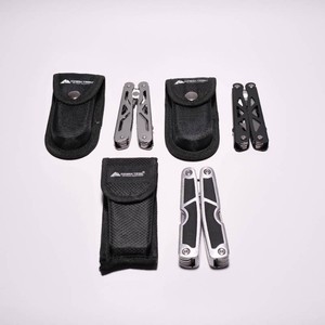 3 Ozark Trail Folding Multi Tools in Branded Sheaths