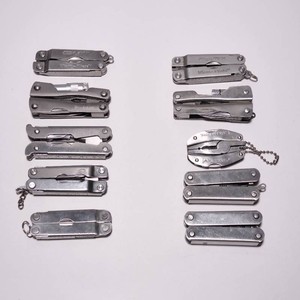10 Small Stainless Handle Folding Multi Tools