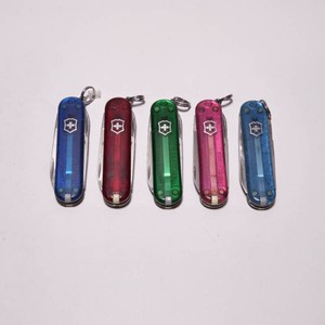 5 Victorinox Swiss Army Classic SD 58mm Translucent Knives