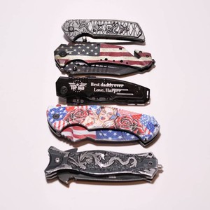 5 Large Assisted Open Folding Knives