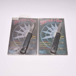 2 Switch-A-Roo Novelty Knives in Original Plastic Packaging