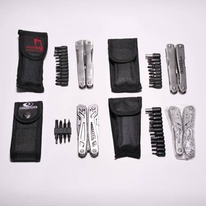 4 Large Multi Tools with Additional Bit Attachments