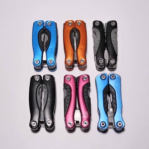 6 Small Folding Multi Tools Multi Colored