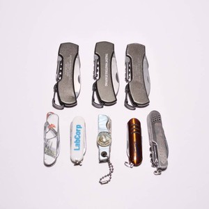 7 Small Branded Folding Knife Multi Tools