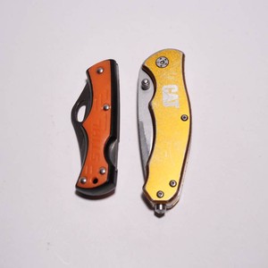Stihl and Cat Small Folding Knives