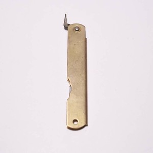 Higonokami Japanese Brass handle Folding Knife Great Shape