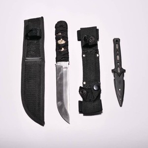 Lot of 2 Fixed Blade Knives 1 Boot 1 Regular