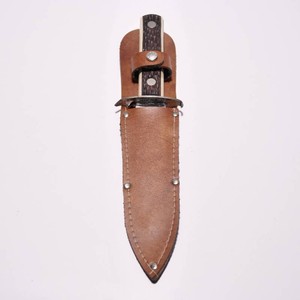 Vintage Colonia USA Sawback Fixed Blade Hunting Knife