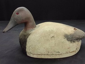 VINTAGE CORK CANVASBACK DRAKE