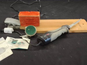 ANTIQUE FLY FISHING REEL IN ORIGINAL BOX - ELECTRIC FILLET KNIFE - SHARPE WOODEN FILLET BOARD