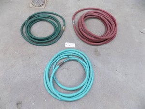 3 Rubber Water Hoses