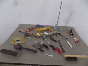 Painting Items   Scrapers  Wire brushes  Stir sticks  Caulking guns  Mixer  Others