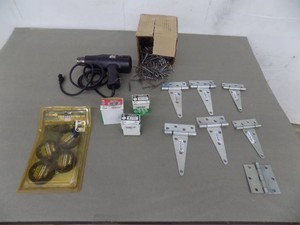 Heat Gun  Hinges  Screws  Nuts  Electrical Tape  Tie-Down Items