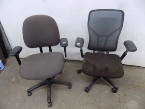 2- Fully Adjustable Chairs  Deer Stand  Shop Office Allsteel & HON