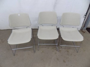 3 Stackable Chairs