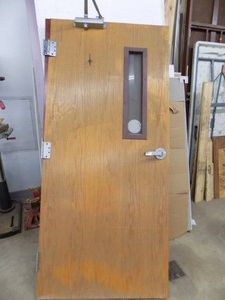 Heavy-Duty Fire Door  Algoma Grade   79� tall  35� wide  With opener