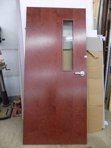 Commercial Heavy-Duty Door with Window  79 14 Tall  35 34 Wide