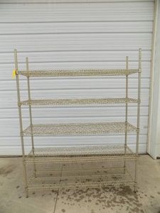 Metal Racks  Adjustable   5 Shelves  18 D  5 W  75� H