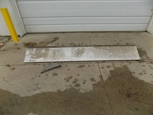 7 Stainless Wall Shelf with Brackets