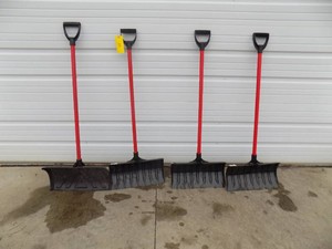 4 Snow Shovels