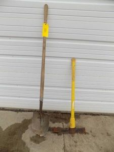 Pick Axe & Dirt Shovel