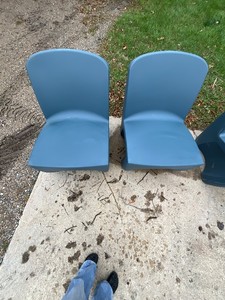2 - Norix Armless Lounge Chairs