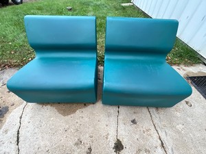 2 - Norix Armless Lounge Chairs