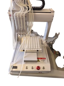 Shenchen CF600 3-Axis Automated Liquid Filling Machine w KF300 4-Channel Peristaltic Pump & Controller
