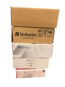 Lot of 6 Assorted 3D Printer Filament Spools  MakeShaper, Verbatim, Monoprice & XYZprinting - New