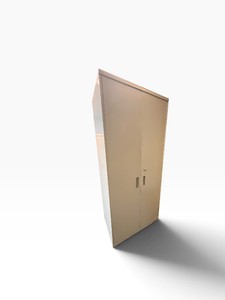 Tall metal file cabinet