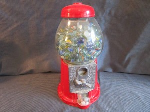 Gumball Machine, Vintage Marbles